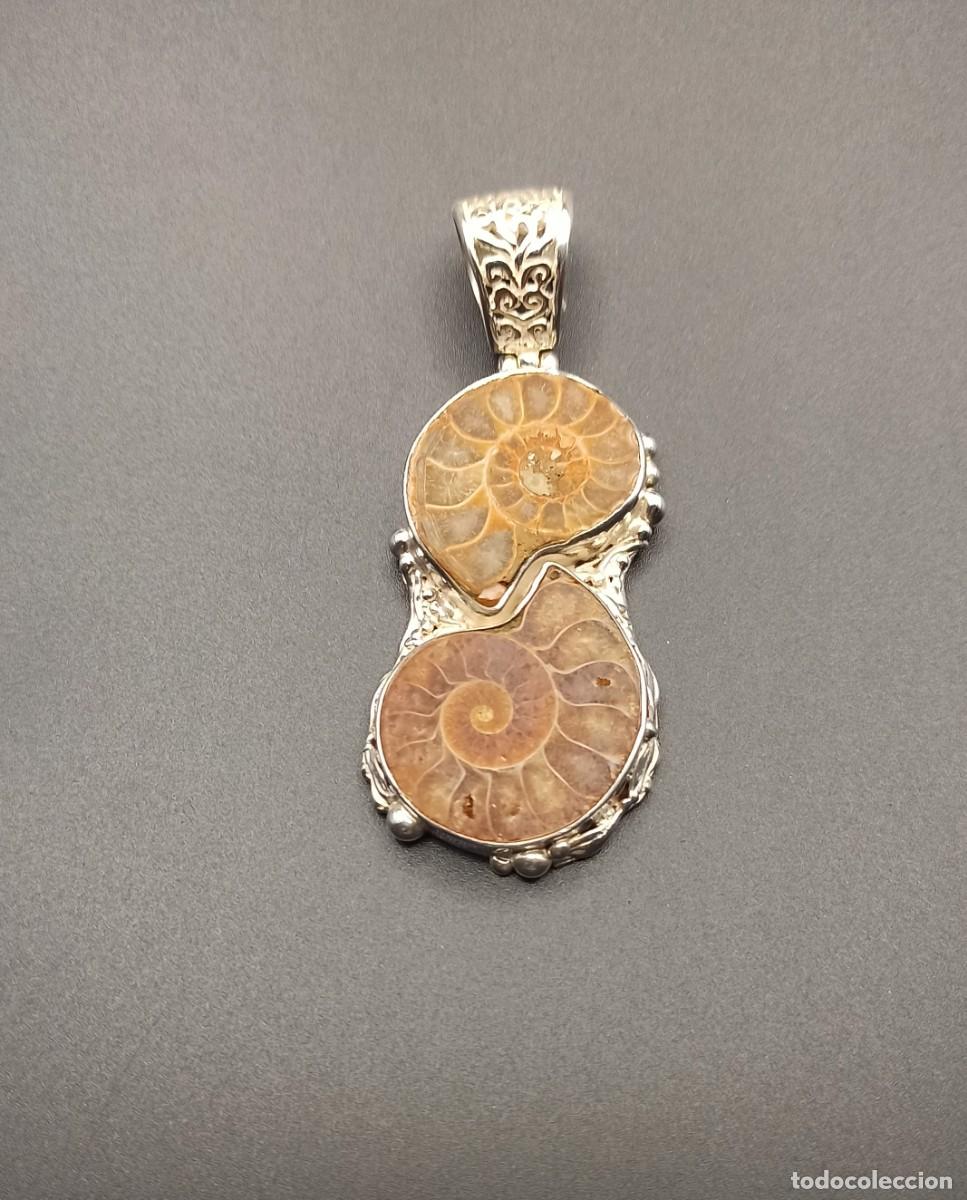 Joyeria: Colgante plata y Amonites - Foto 1