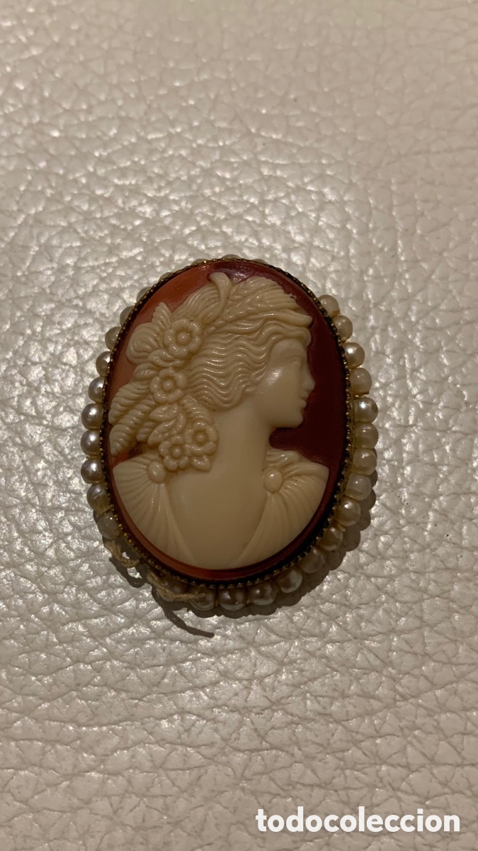 Joyeria: ANTIGUO CAMAFEO EN RESINA - Foto 1