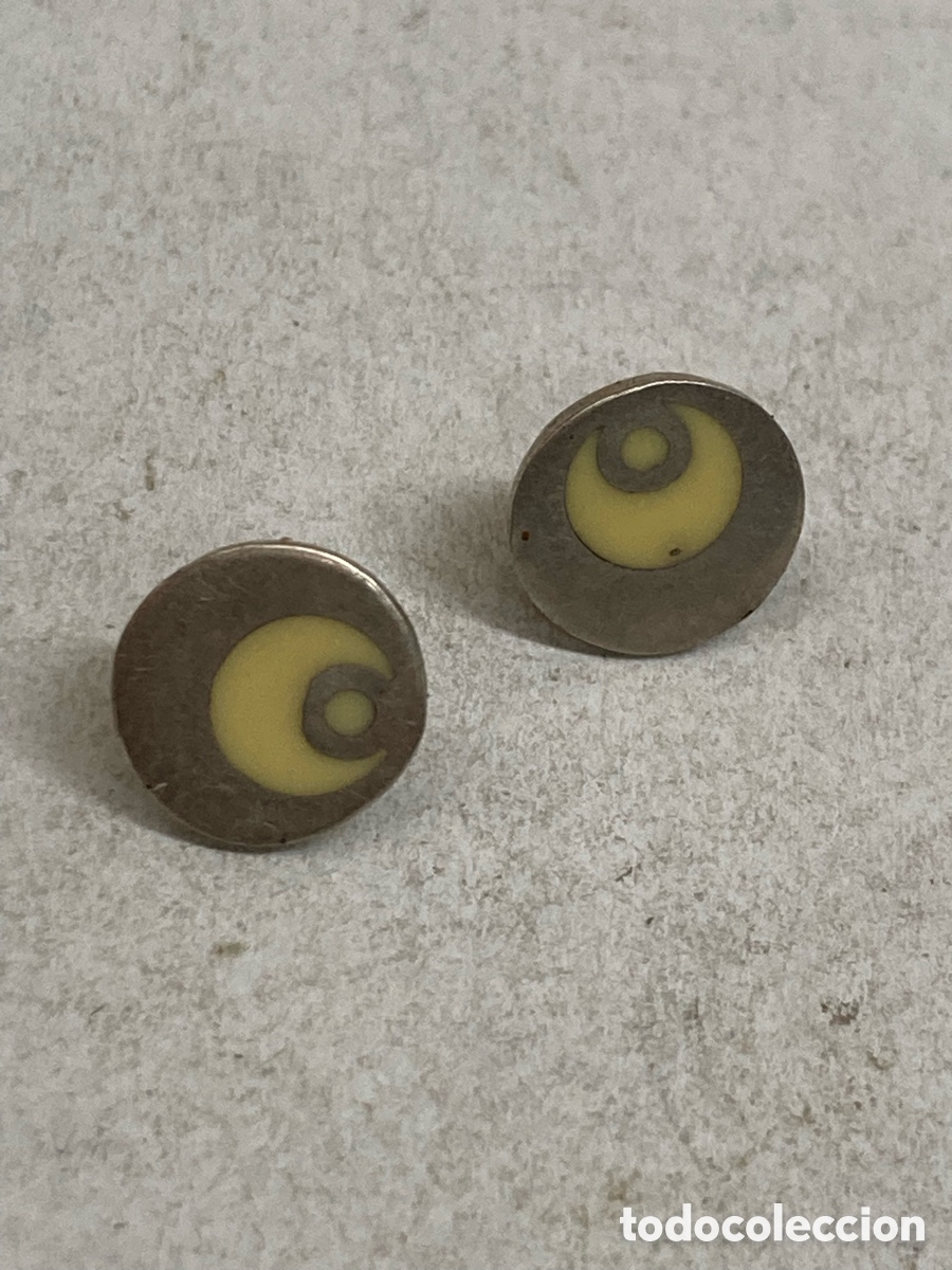 Joyeria: Pendientes de plata y esmaltado P187 - Foto 1
