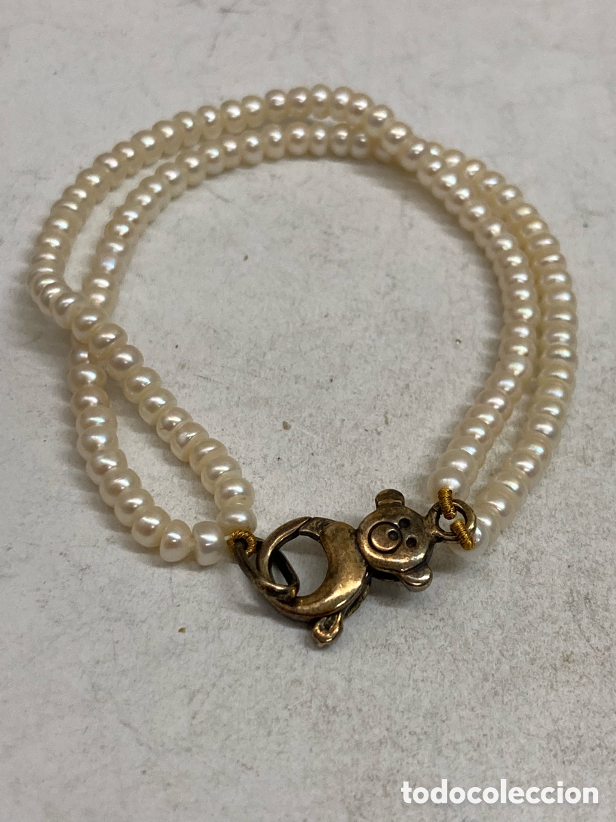 Joyeria: Pulsera de plata y perlas Pul220 - Foto 1