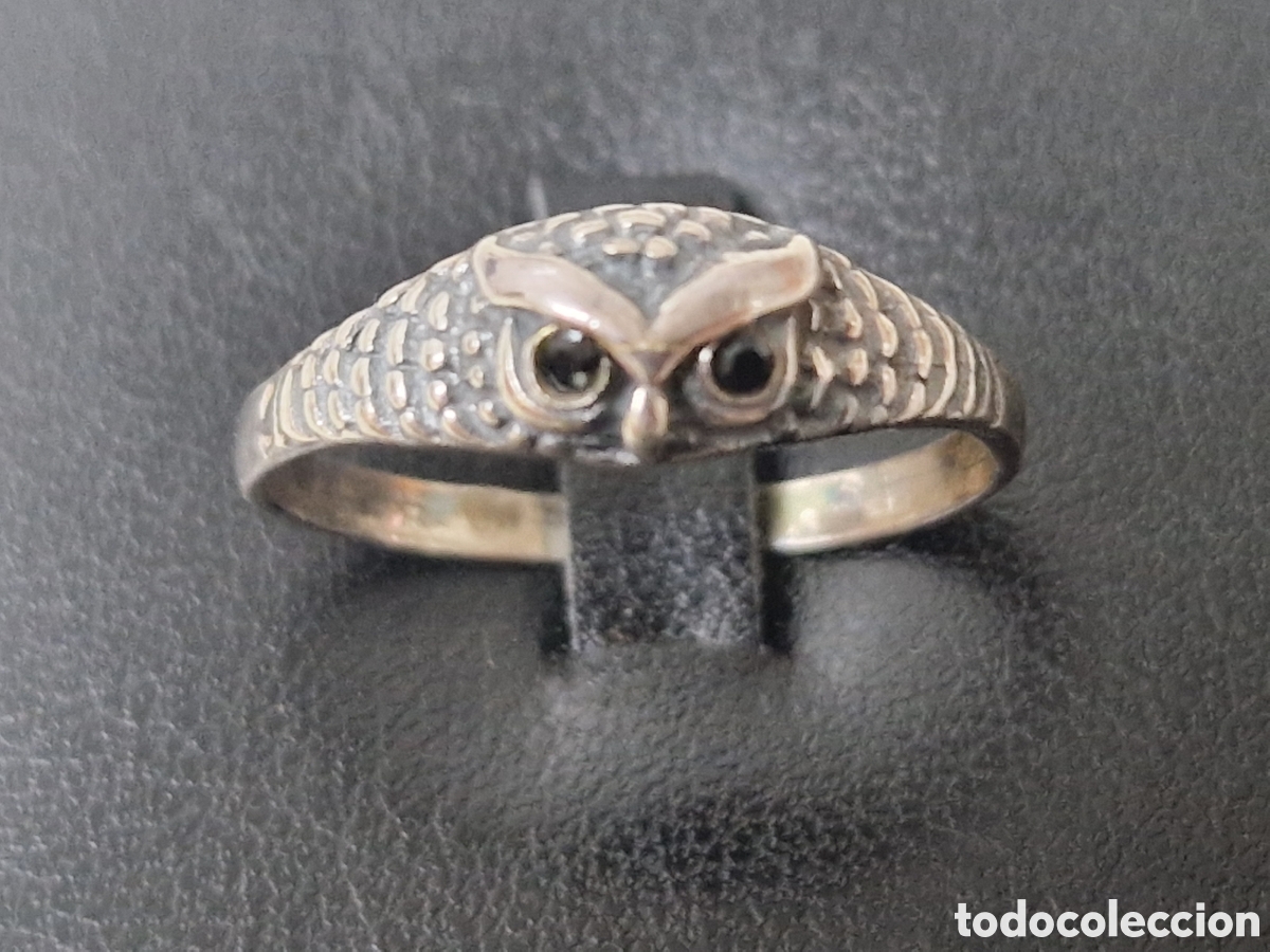 Joyeria: PRECIOSO ANILLO BUHO PLATA DE LEY - Foto 2