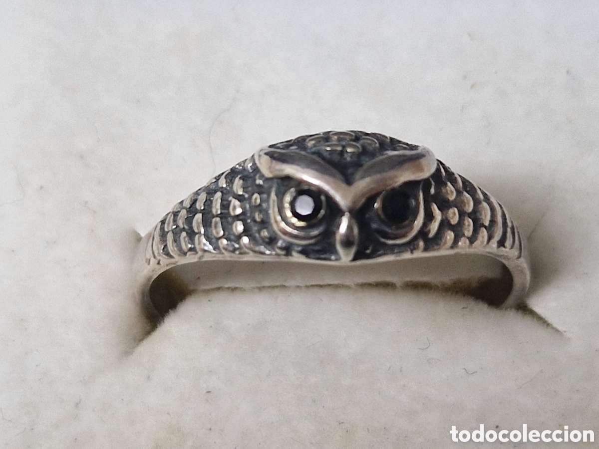Joyeria: PRECIOSO ANILLO BUHO PLATA DE LEY - Foto 4