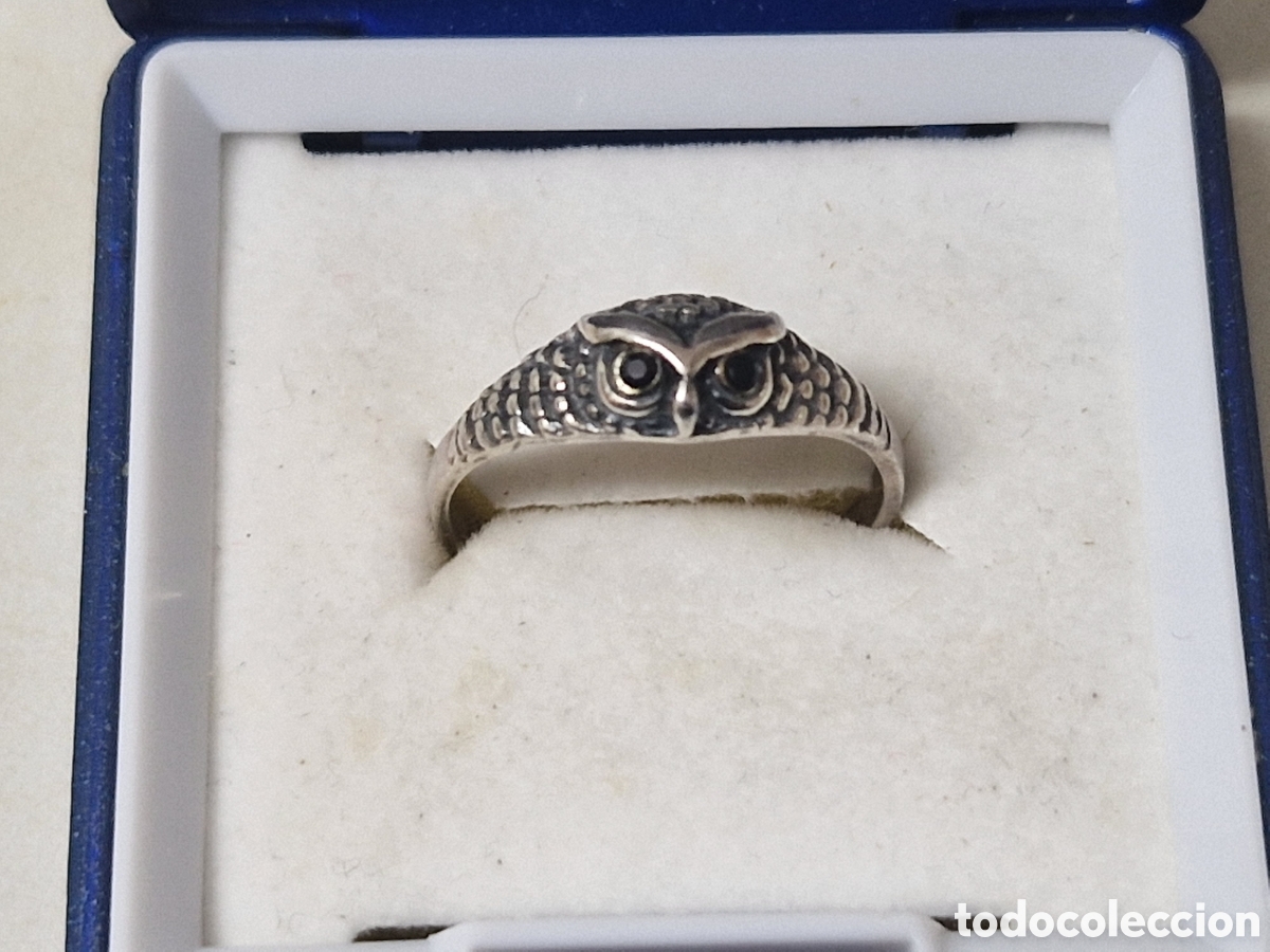 Joyeria: PRECIOSO ANILLO BUHO PLATA DE LEY - Foto 5