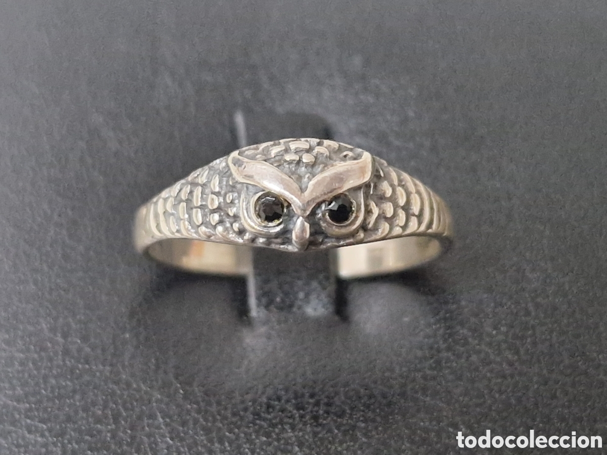 Joyeria: PRECIOSO ANILLO BUHO PLATA DE LEY - Foto 7