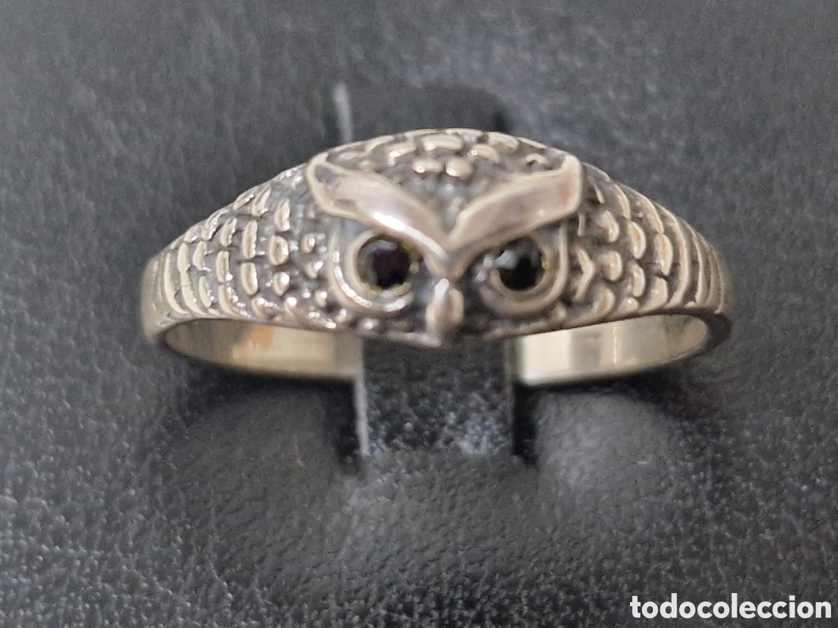 Joyeria: PRECIOSO ANILLO BUHO PLATA DE LEY - Foto 8