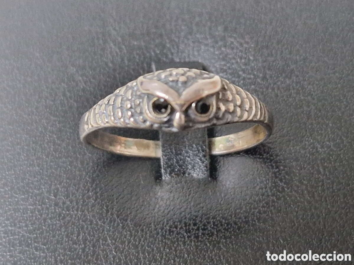 Joyeria: PRECIOSO ANILLO BUHO PLATA DE LEY - Foto 1