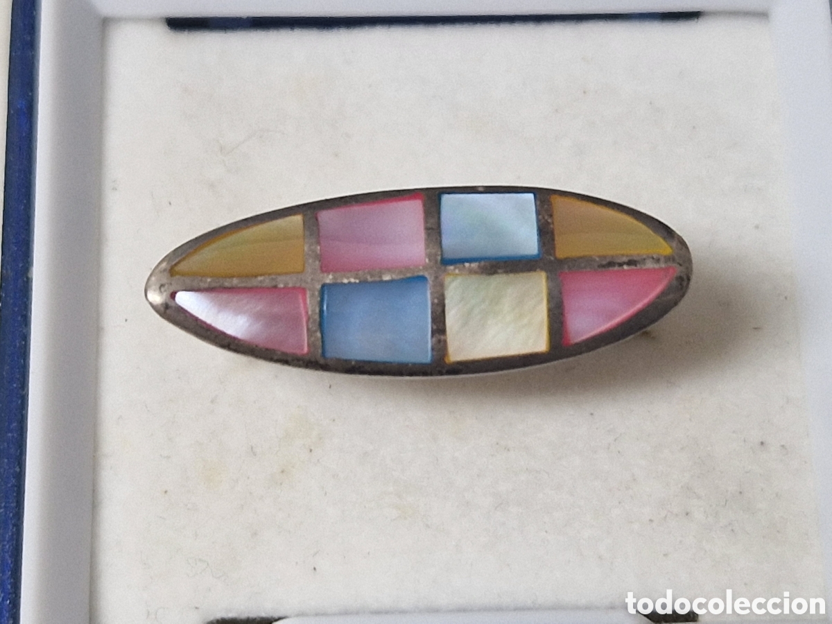 Joyeria: BONITO ANILLO PLATA Y NACAR NUEVO - Foto 1