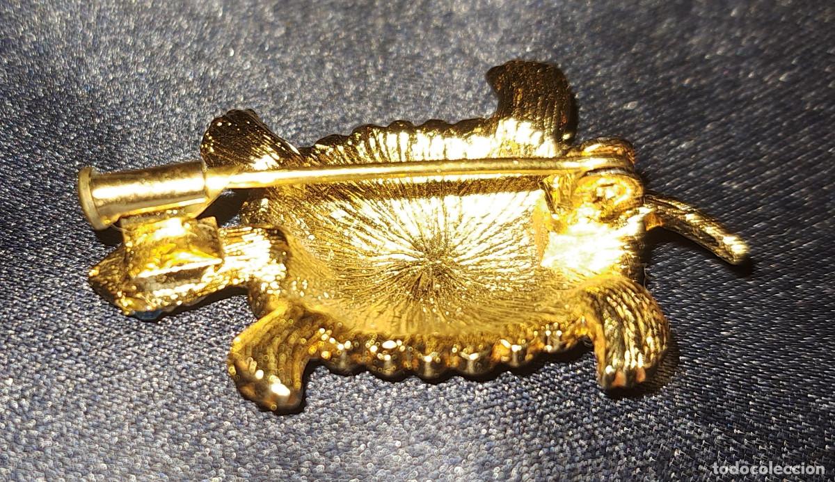 Joyeria: BROCHE ESMALTE Y PLATA DORADA - TORTUGA - 3,6 CMS. - REF. 509 - Foto 4