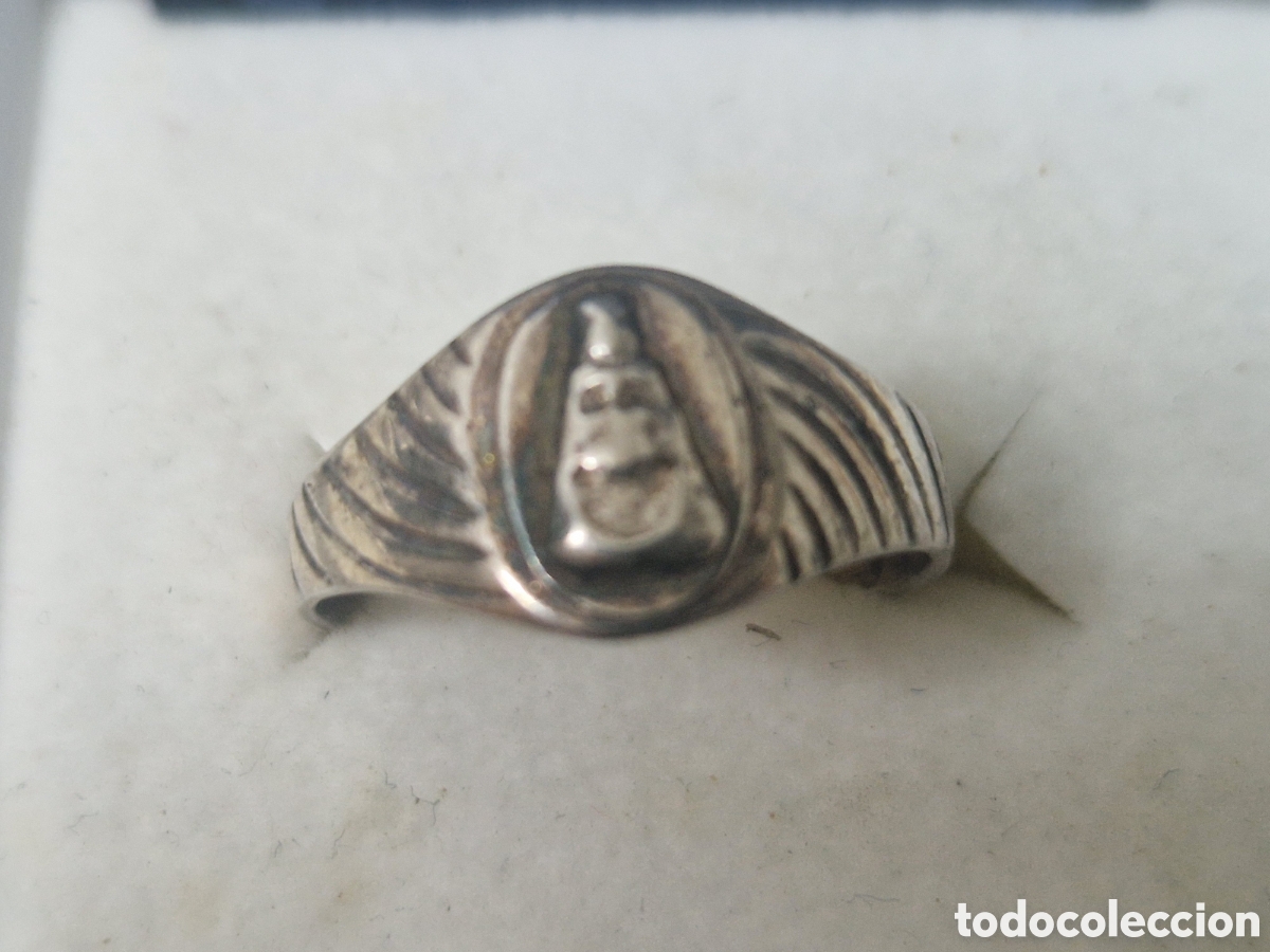 Joyeria: ANILLO DE PLATA DE LEY VIRGEN - Foto 3