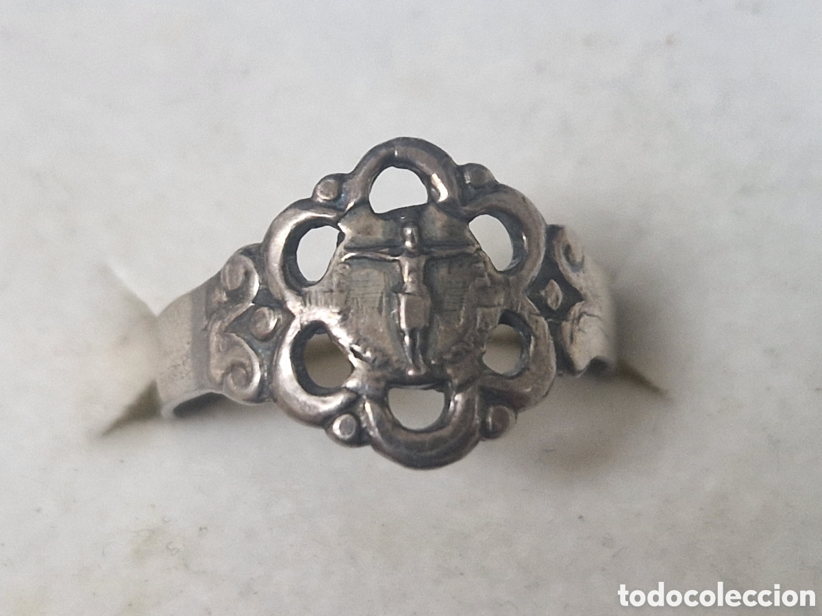 Joyeria: ANILLO DE PLATA DE LEY CRISTO EN LA CRUZ - Foto 7