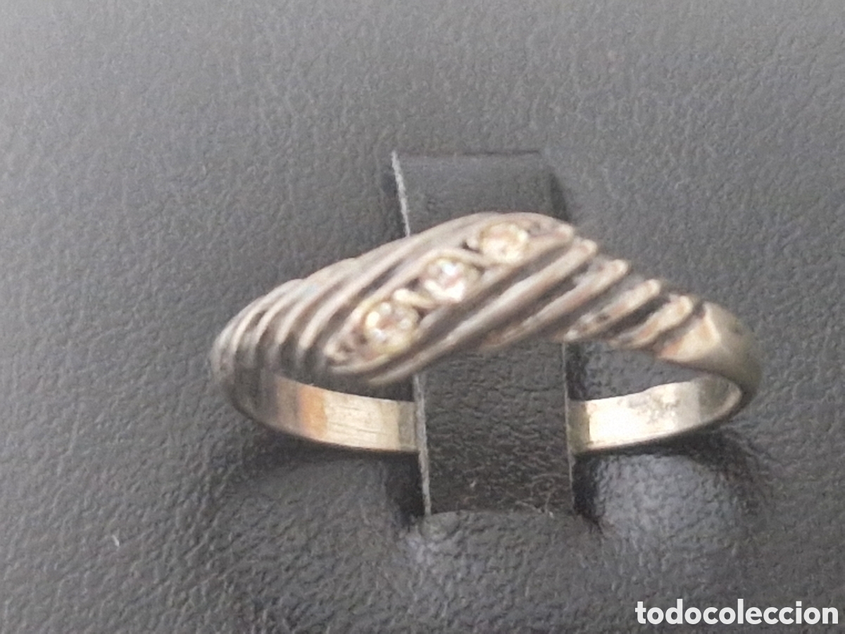 Joyeria: ANILLO DE PLATA DE LEY Y CIRCONITAS - Foto 2