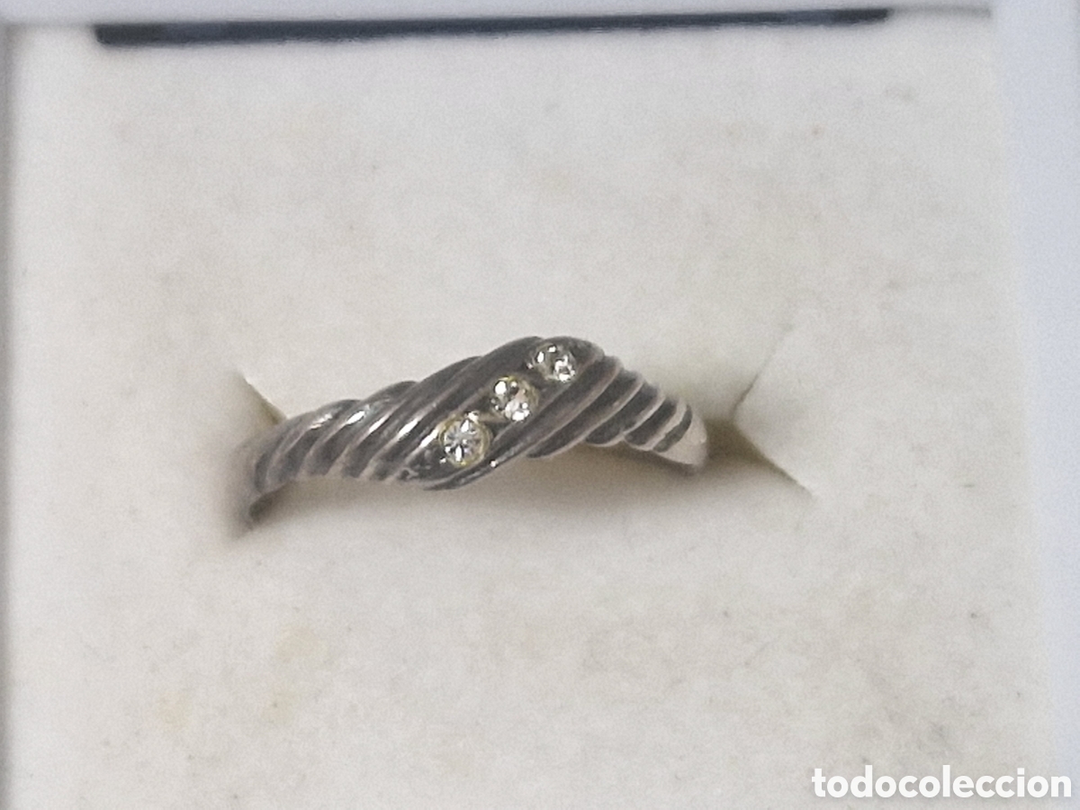 Joyeria: ANILLO DE PLATA DE LEY Y CIRCONITAS - Foto 3
