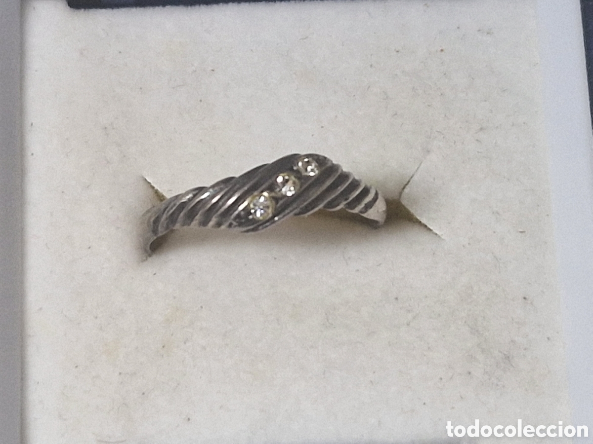 Joyeria: ANILLO DE PLATA DE LEY Y CIRCONITAS - Foto 4