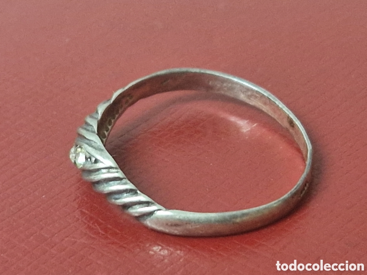 Joyeria: ANILLO DE PLATA DE LEY Y CIRCONITAS - Foto 6
