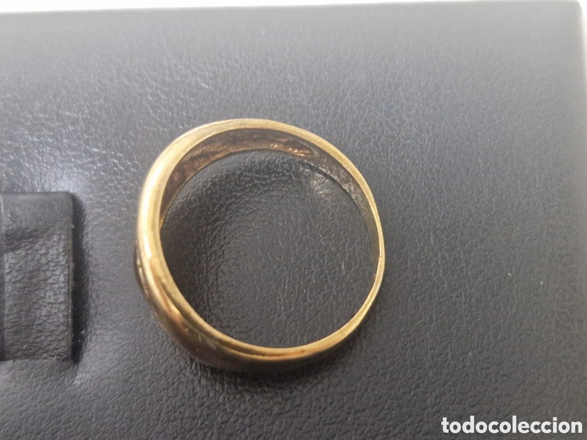Joyeria: BONITO ANILLO PLATA DORADA CONTRASTRES - Foto 9