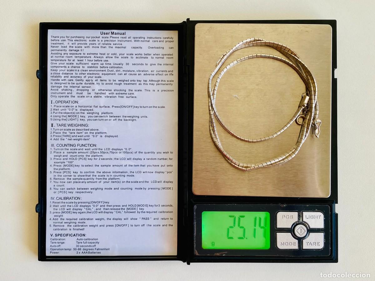 Joyeria: Collar de plata 925 ( Largo 44cm ) - Foto 7