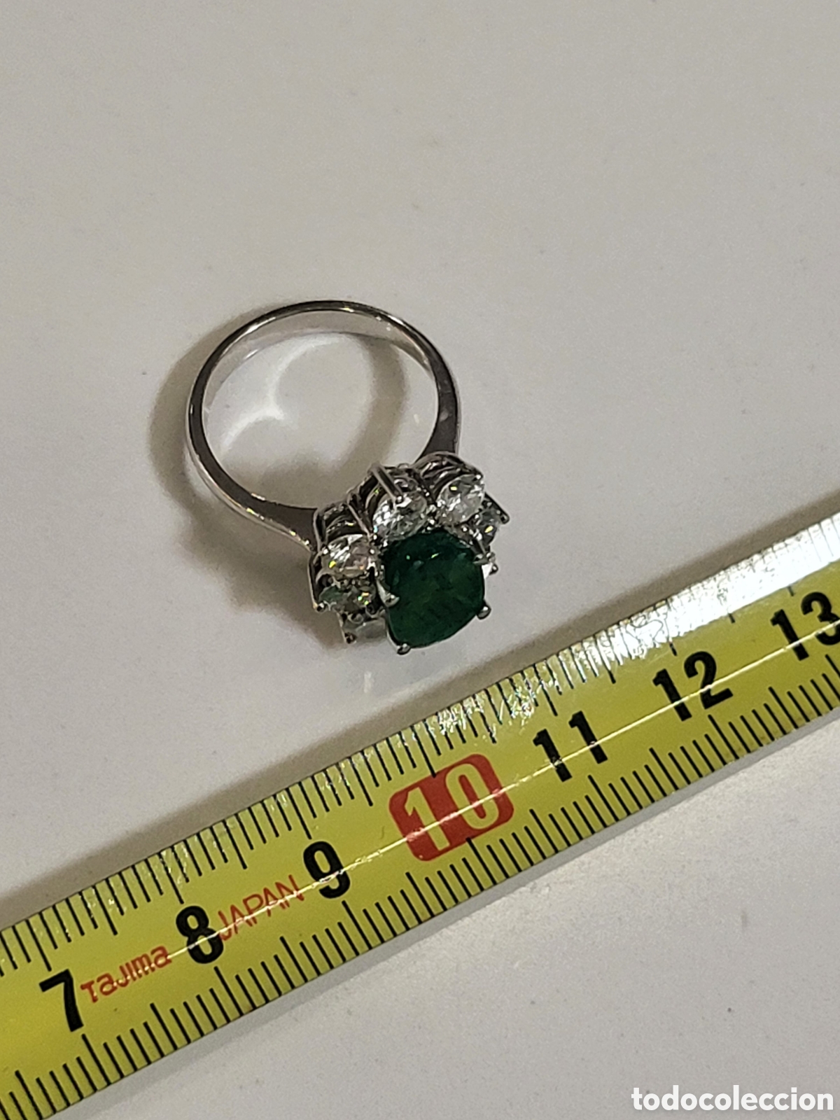 Joyeria: Anillo y pendiente - diamantes y esmeralda - Foto 9