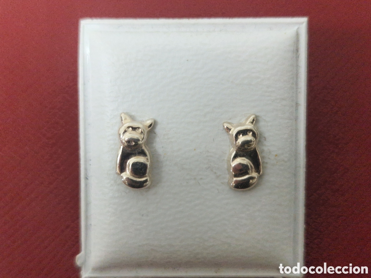Joyeria: PENDIENTES PLATA DE LEY GATOS - Foto 3