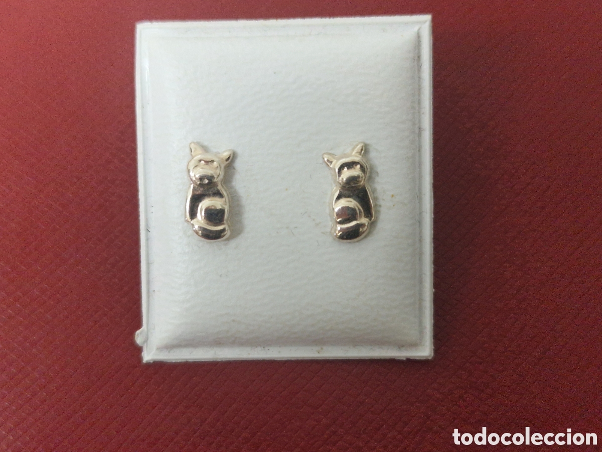 Joyeria: PENDIENTES PLATA DE LEY GATOS - Foto 5