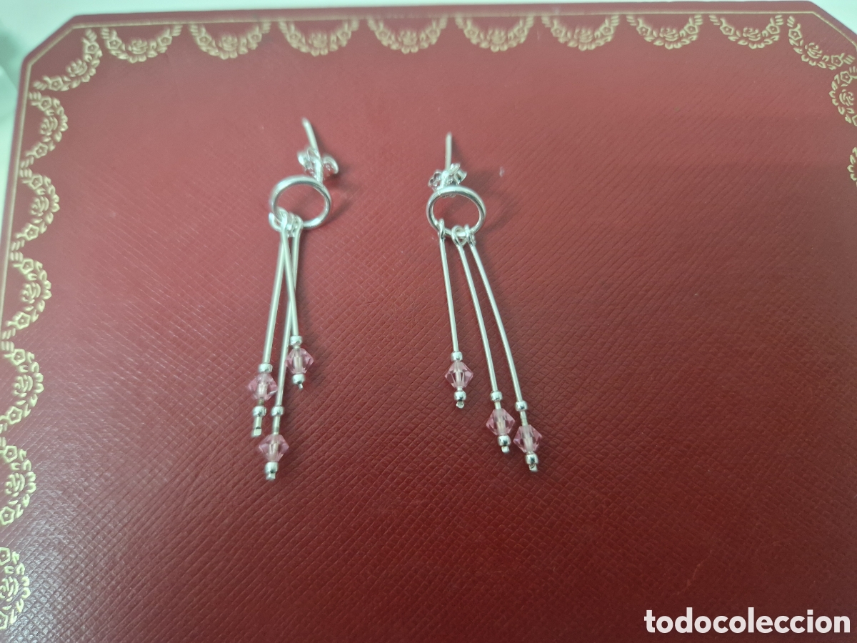 Joyeria: PENDIENTES LARGOS EN PLATA DE LEY NUEVOS - Foto 2