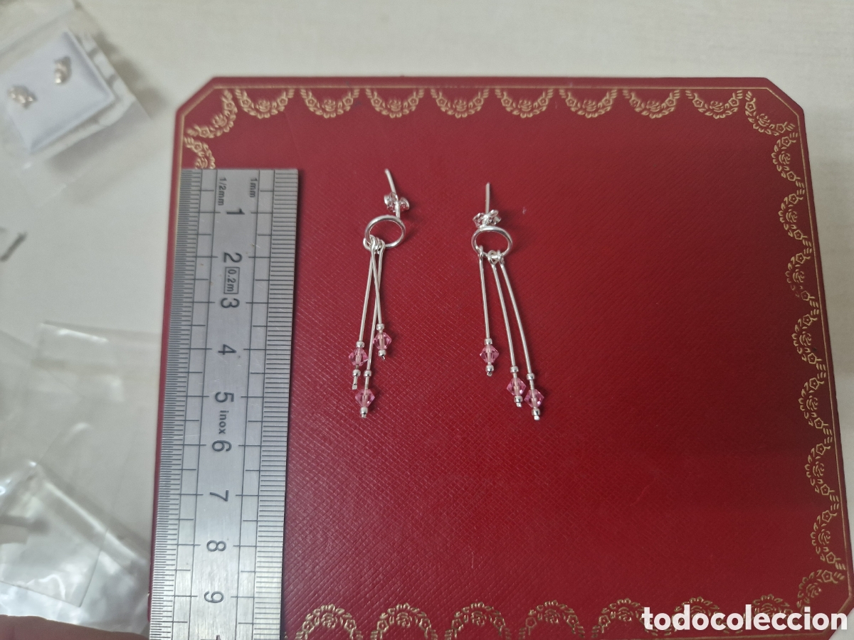 Joyeria: PENDIENTES LARGOS EN PLATA DE LEY NUEVOS - Foto 5