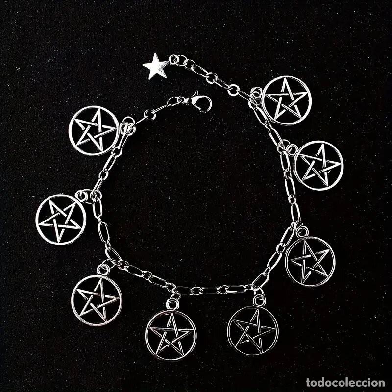 Joyeria: Pulsera punk con estrellas pentagrama - Foto 2