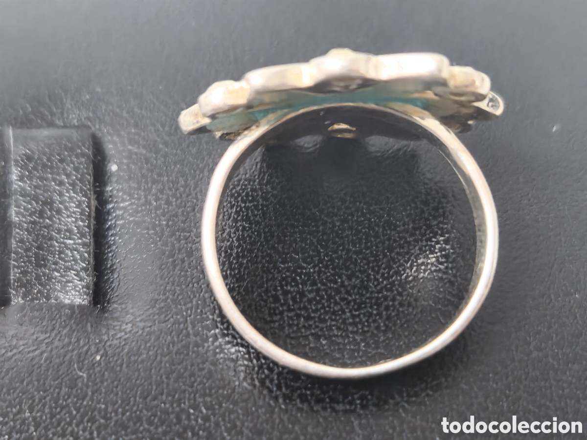 Joyeria: ANILLO EN PLATA Y ESMALTE CON CIRCONITAS - Foto 5