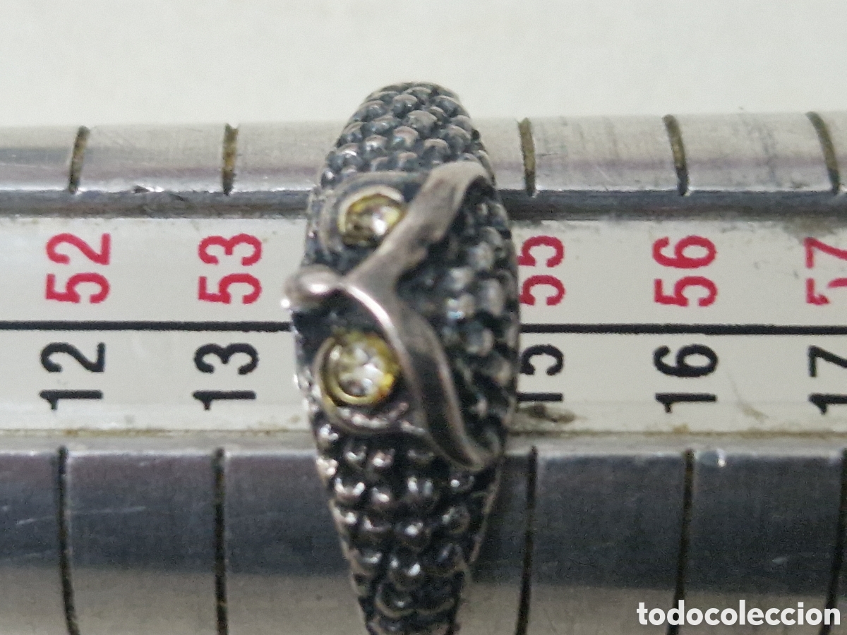 Joyeria: ANILLO PLATA DE LEY FORMA ALCON - Foto 4