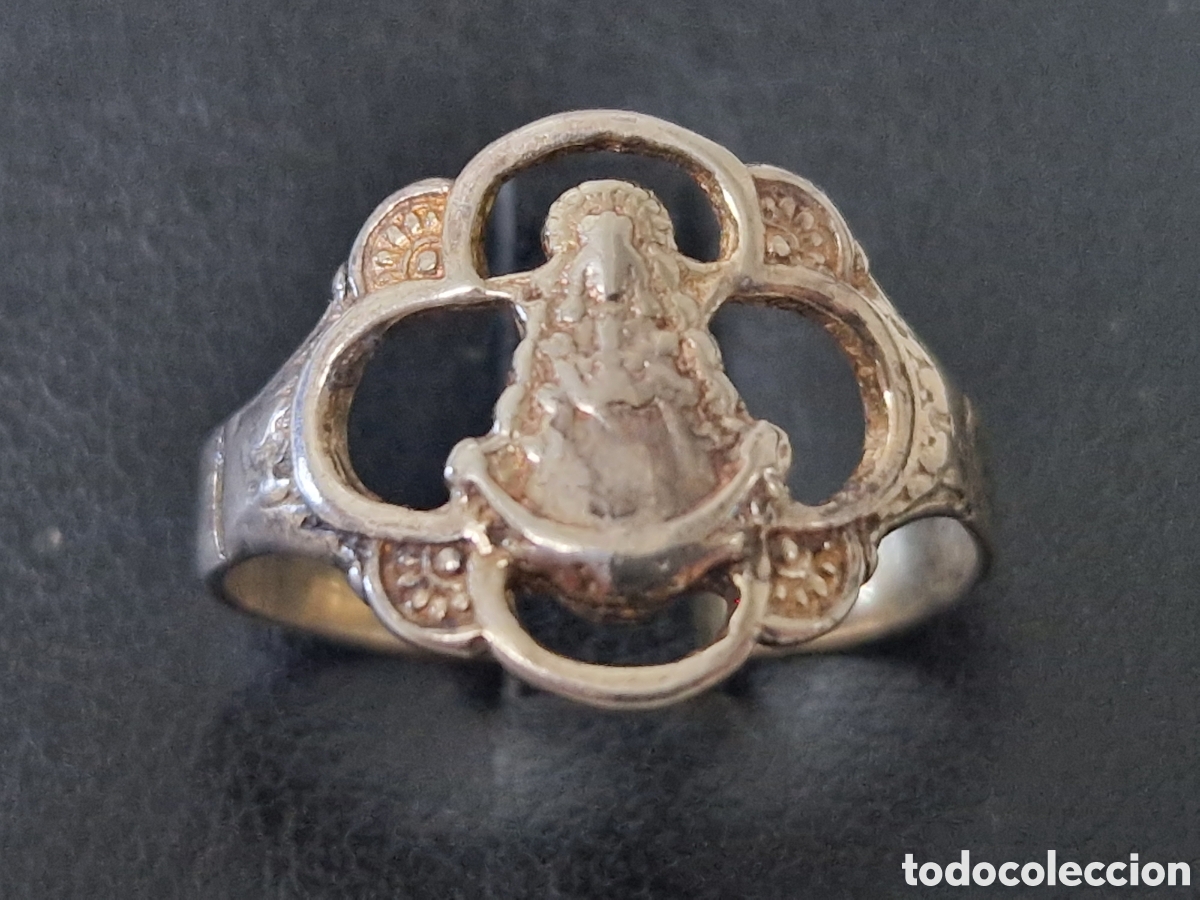 Joyeria: ANILLO DE PLATA DE LEY Y VIRGEN - Foto 4