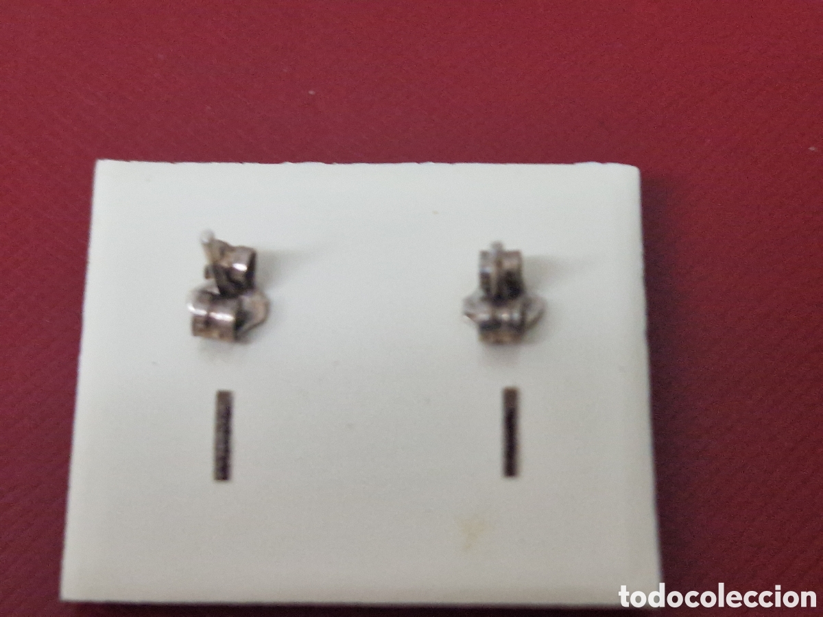 Joyeria: PENDIENTES EN PLATA DORADA Y PIEDRA AZUL - Foto 6
