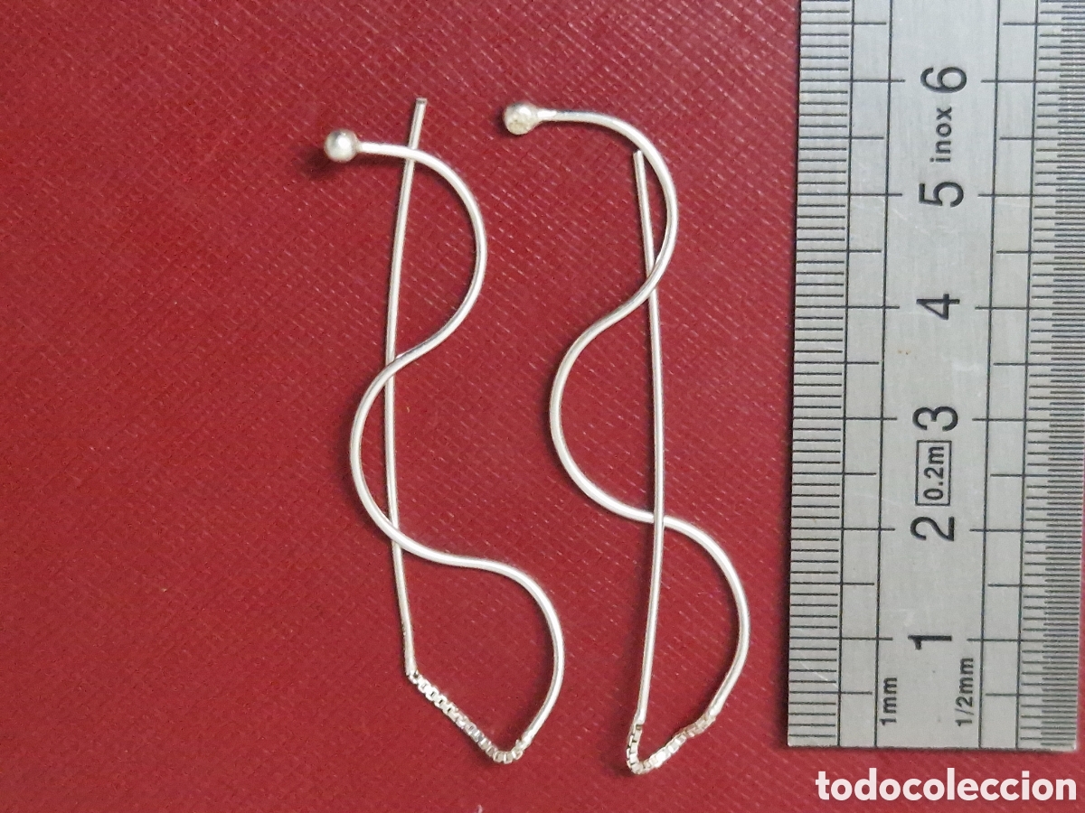 Joyeria: PENDIENTES LARGOS PLATA DE LEY - Foto 5