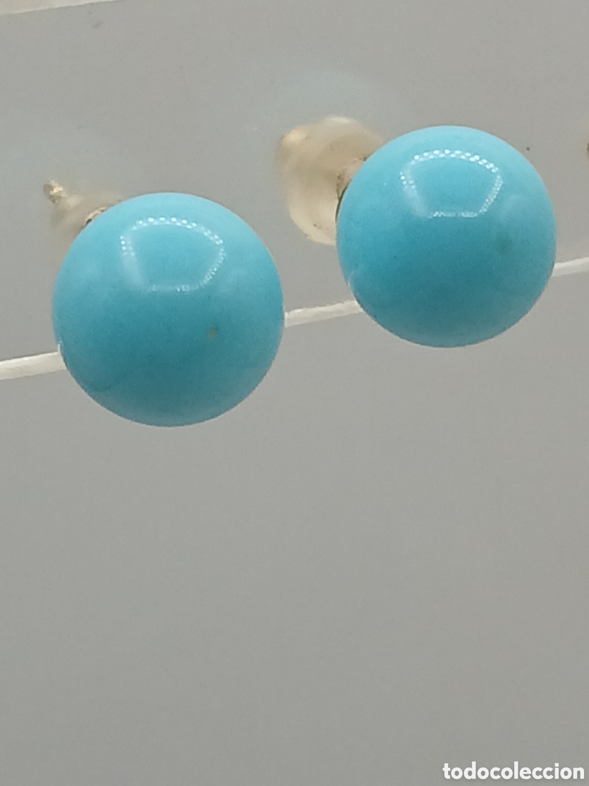Joyeria: Pendientes oro 18quilates y opalina - Foto 3