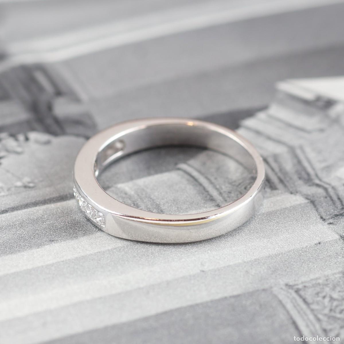 Joyeria: Anillo oro con diamantes en carril - Foto 3
