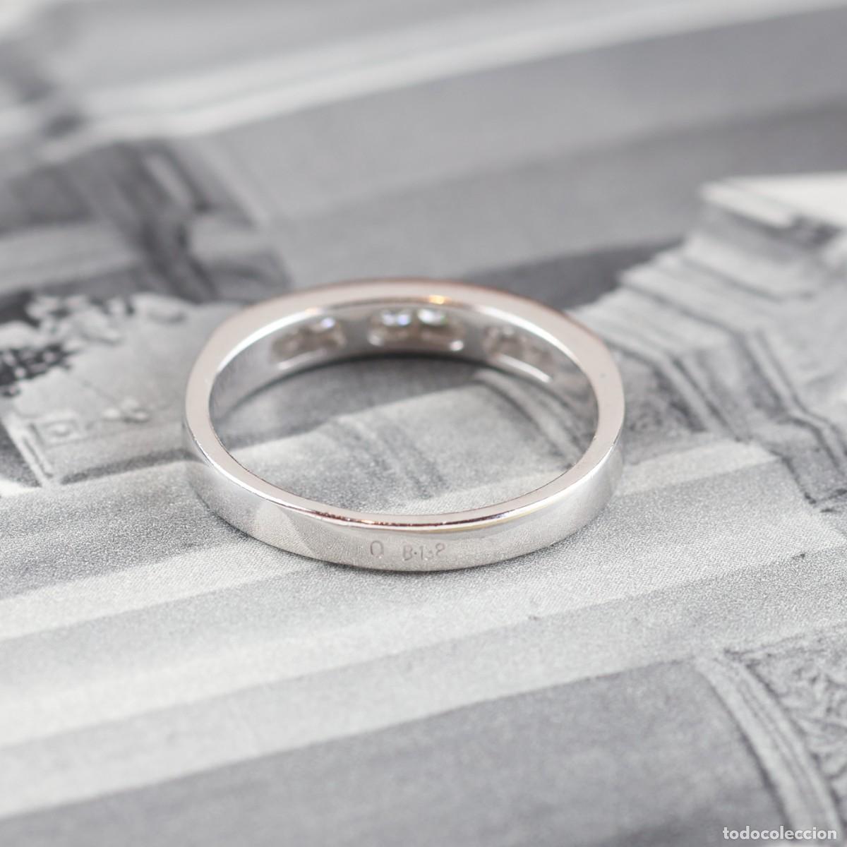 Joyeria: Anillo oro con diamantes en carril - Foto 4