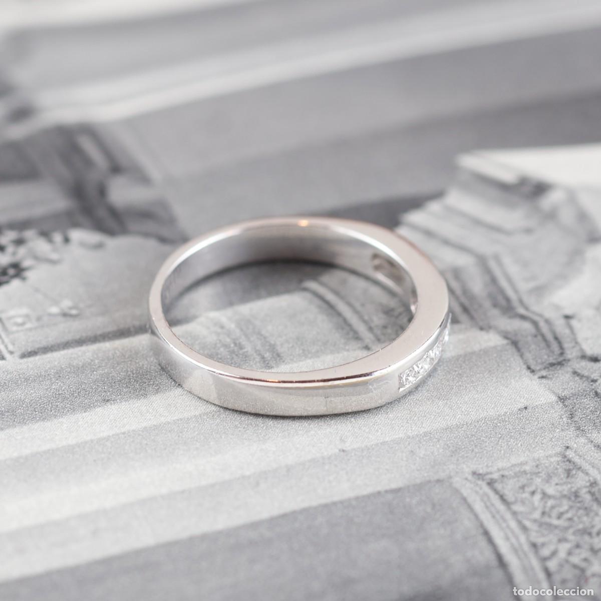 Joyeria: Anillo oro con diamantes en carril - Foto 5