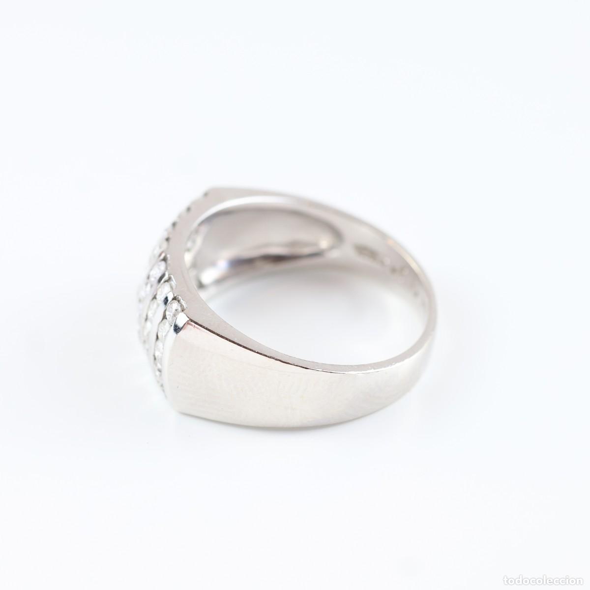 Joyeria: Anillo oro con diamantes en carril - Foto 3