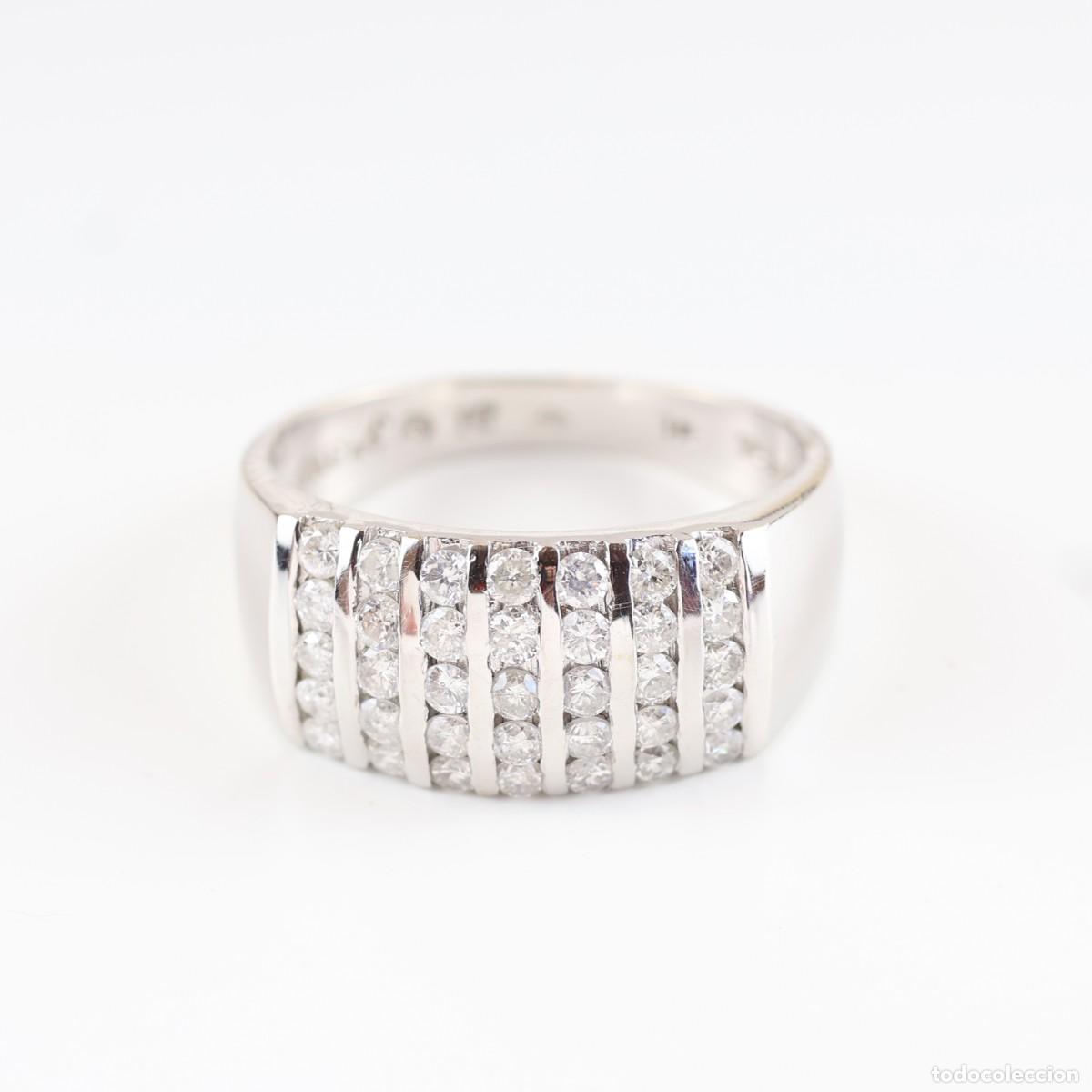 Joyeria: Anillo oro con diamantes en carril - Foto 9