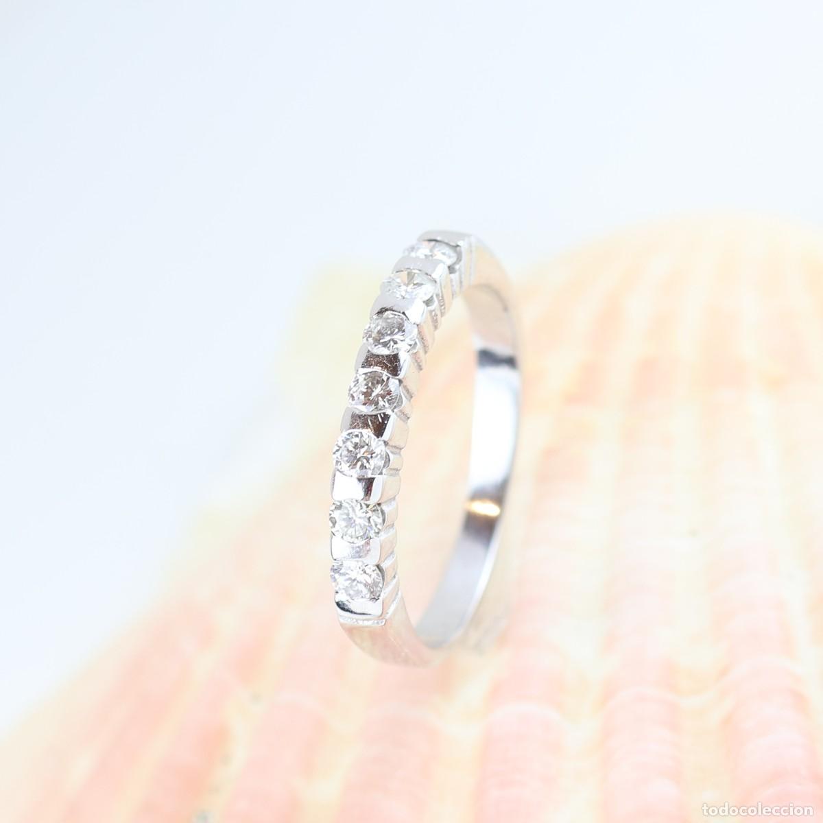 Joyeria: Anillo oro con diamantes en carril - Foto 3