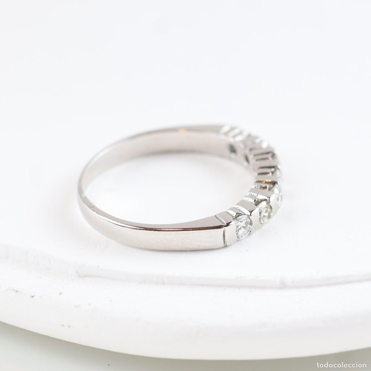 Joyeria: Anillo oro con diamantes en carril - Foto 6