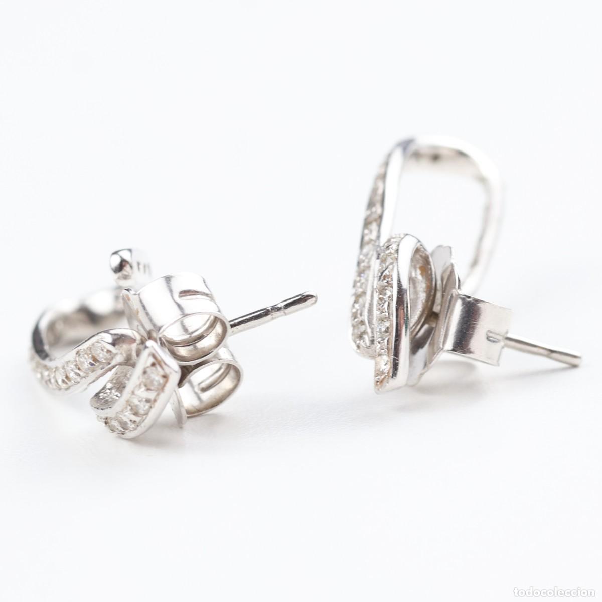 Joyeria: Pendientes oro con brillantes - Foto 5