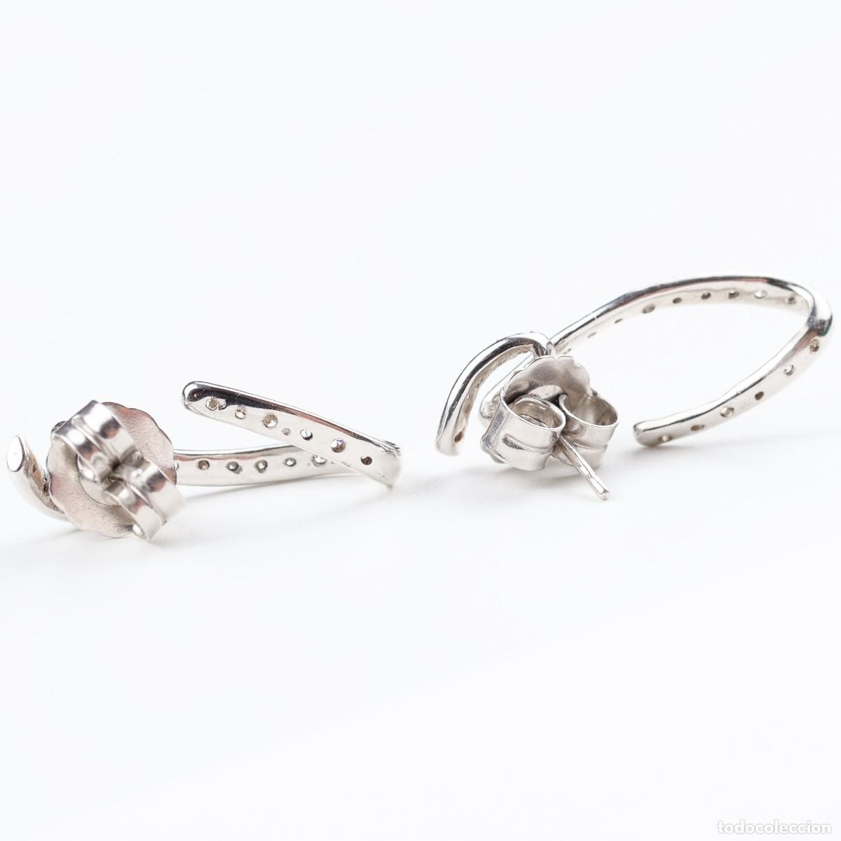 Joyeria: Pendientes oro con brillantes - Foto 6