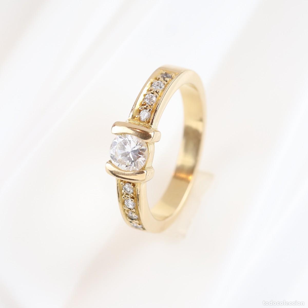 Joyeria: Anillo oro con diamantes - Foto 2