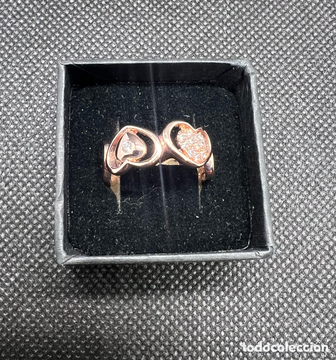 Joyeria: Anillo corazones T/18 mm nuevo - Foto 2