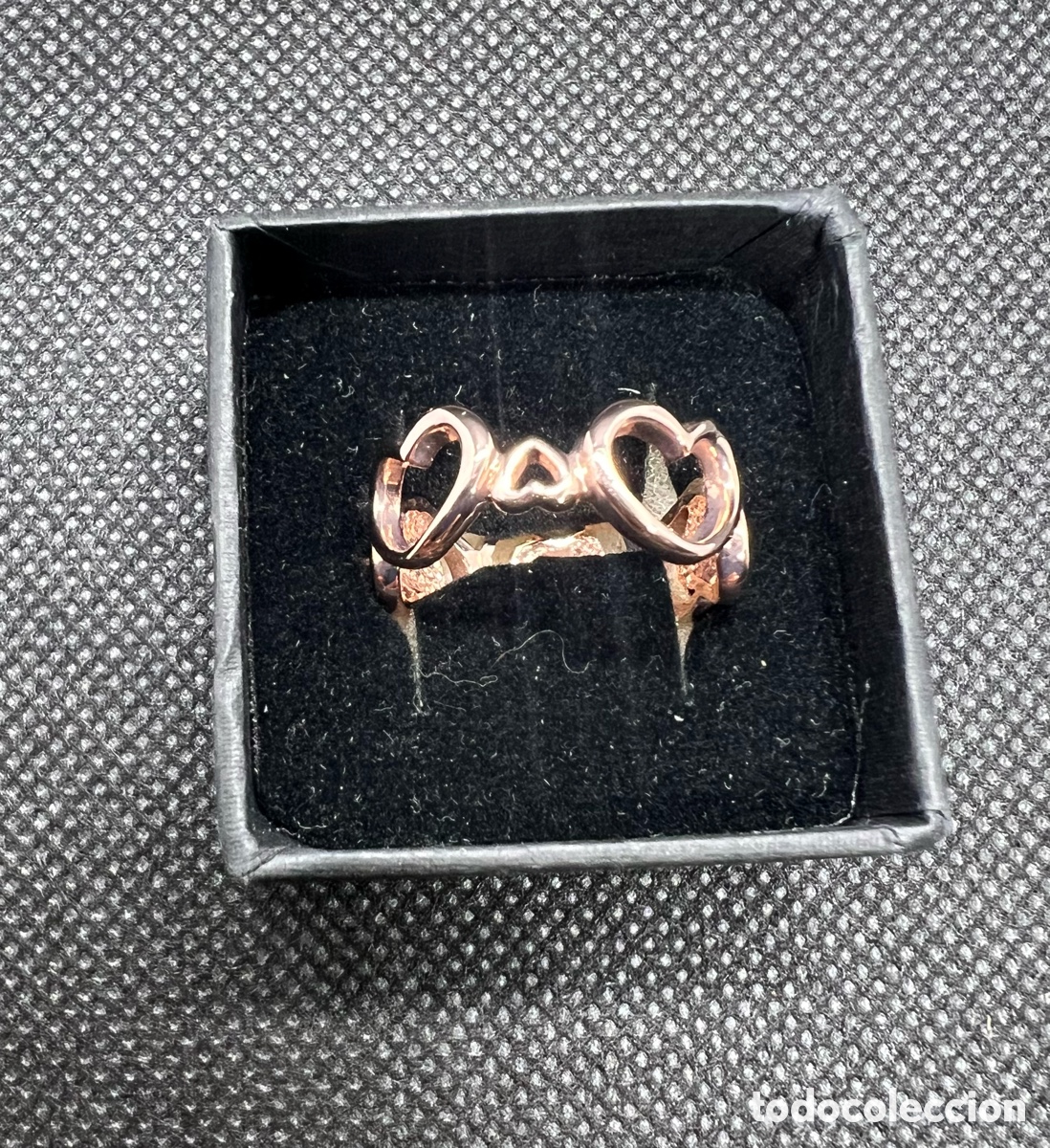 Joyeria: Anillo corazones T/18 mm nuevo - Foto 3