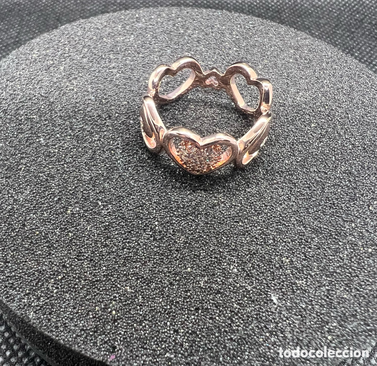Joyeria: Anillo corazones T/18 mm nuevo - Foto 5
