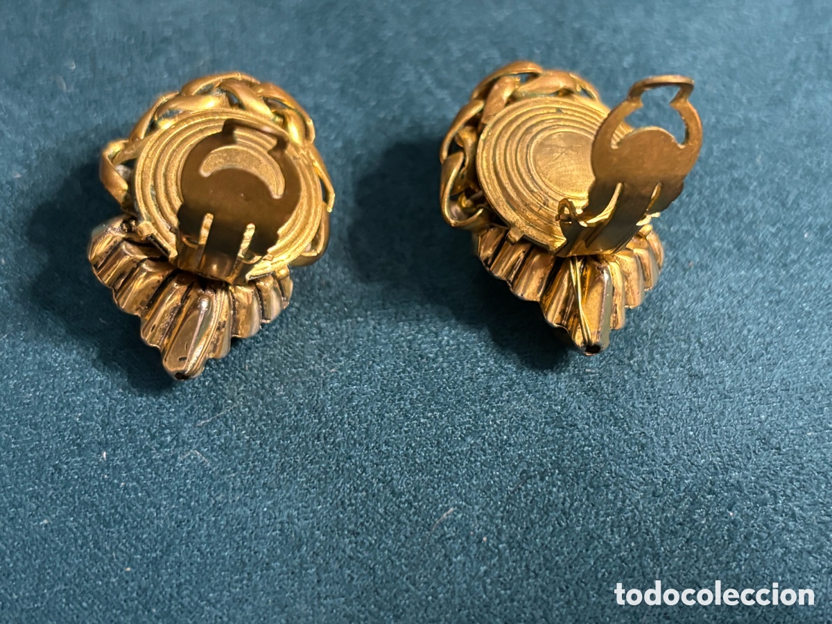 Joyeria: Pendientes antiguos con cierre de Cl&iacute;p - Foto 2