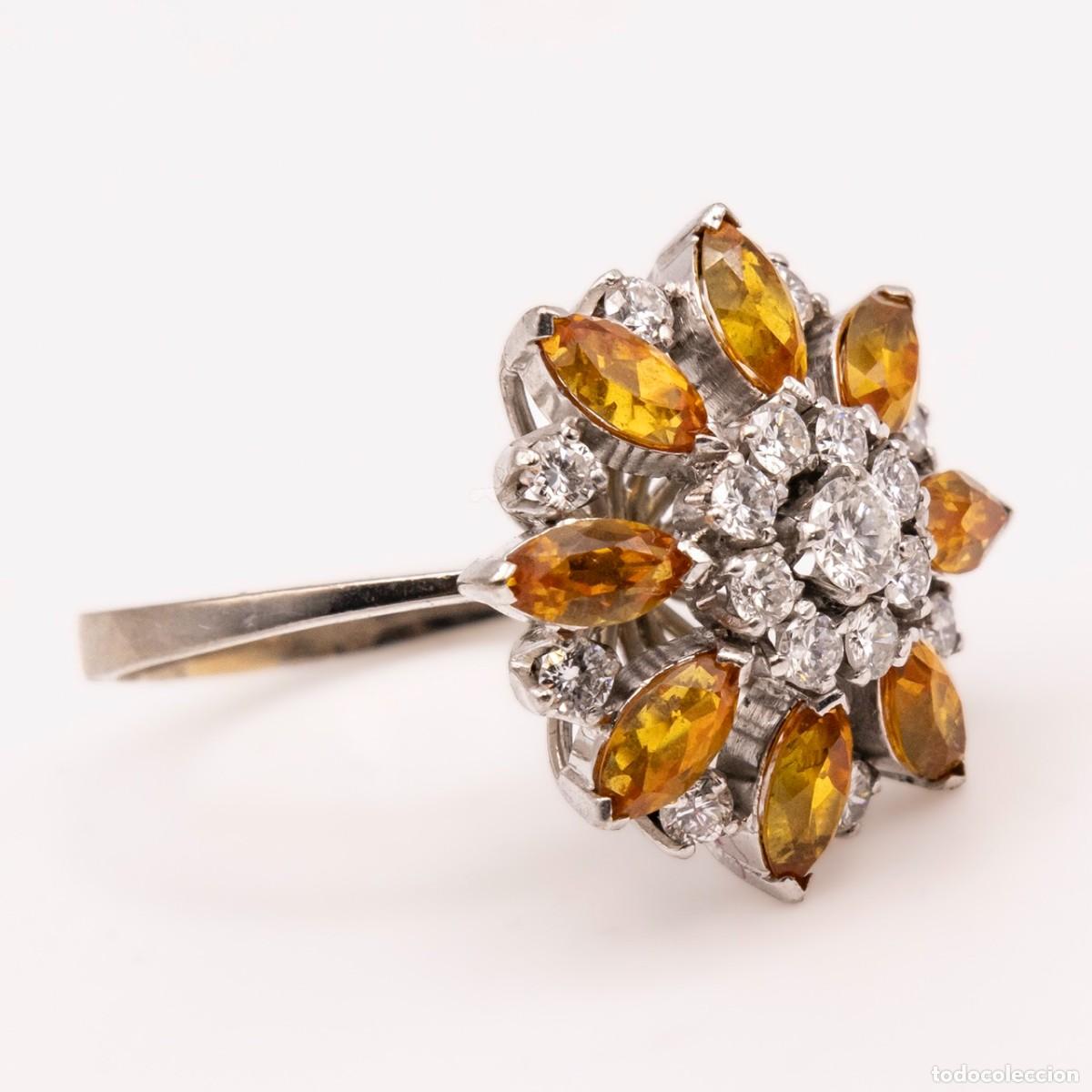 Joyeria: Sortija Flor Citrino - Foto 2