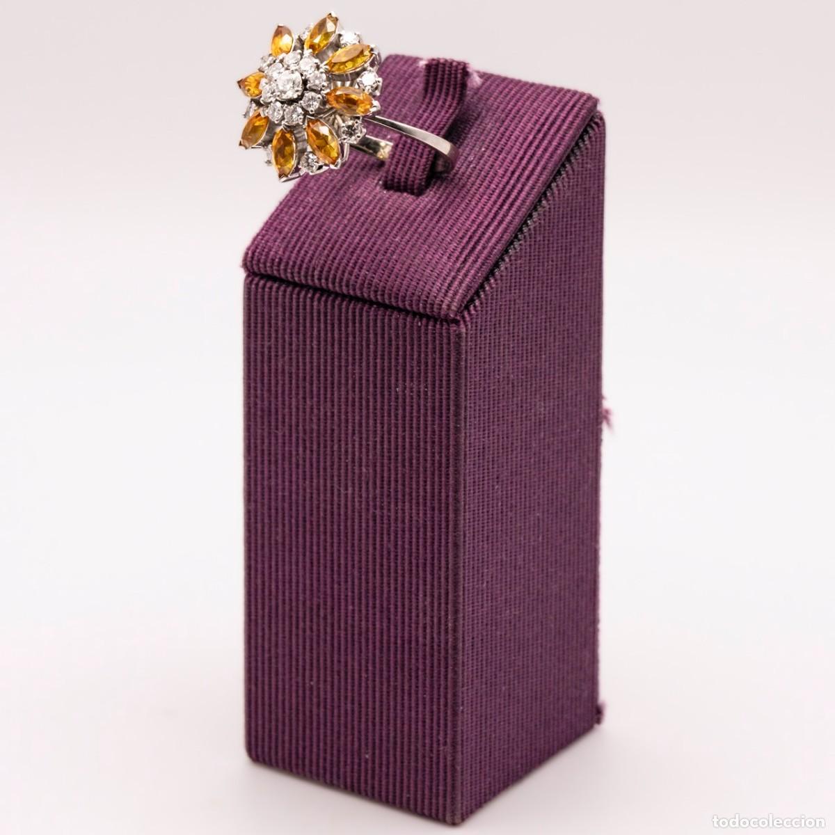 Joyeria: Sortija Flor Citrino - Foto 3
