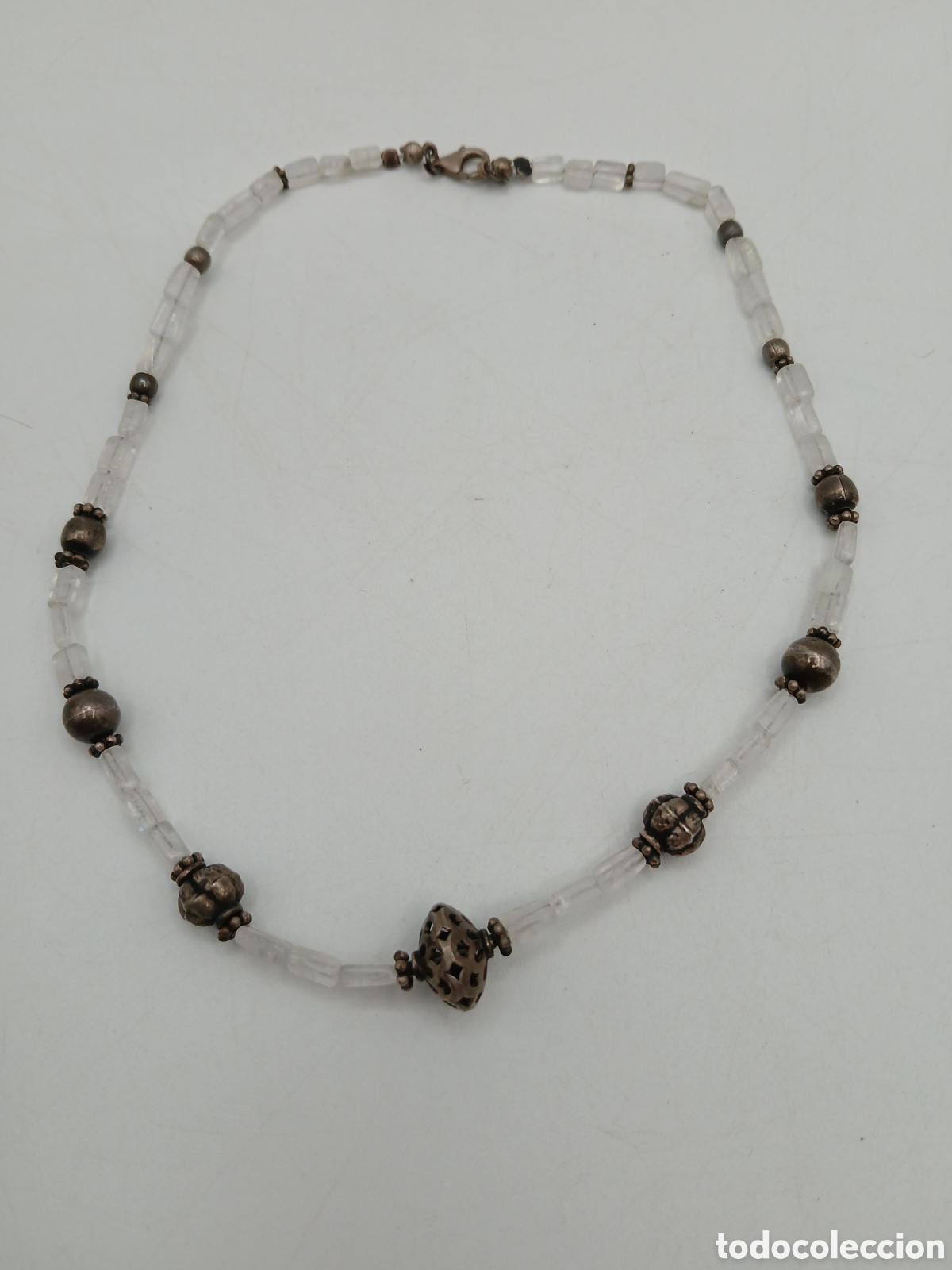 Joyeria: Collar plata 925mls y cuarzo blanco - Foto 3