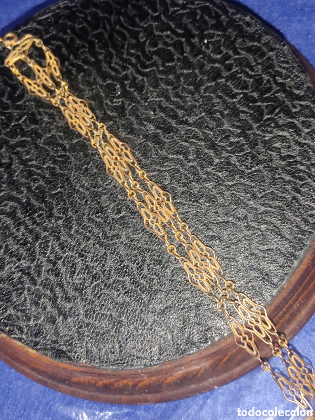 Joyeria: Pulsera antogua isabelina ba&ntilde;ada en oro. - Foto 5